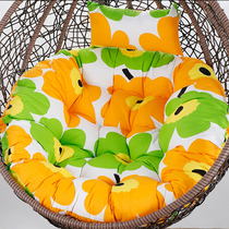 Hanging Basket Cushion Large Number Single Cradle Hammock Round Cotton Fabric Universal Back Cushion Outdoor Autumn Thousands Rocking Chair Thickened Mat
