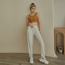 Sports suit Womens summer thin running training fitness suit Professional high-end fashion net red yoga suit suit