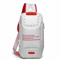 ozuko new men chest bag usb anti-theft men oxford cloth charging breast bag Korean version waterproof shoulder shoulder bag