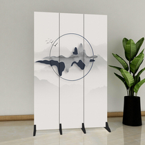 Chinese style folding mobile screen partition wall Living room entrance occlusion bedroom Simple modern home brake office