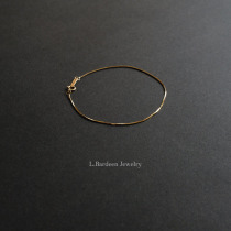 LBardeen Snake Bone Bracelet is stacked with 18K Gold Design Bracelet Officially Give Gift to Valentines Day