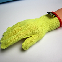 Yellow DuPont Kevlar cut-off gloves Kevlar k-100 cut-proof gloves kkk1012 knife-proof gloves