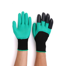Labor protection gloves non-slip stab-resistant gardening gloves wear-resistant multi-functional breathable labor protection thick gloves