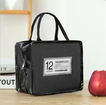 Portable lunch bag size waterproof work with rice thickened aluminum foil insulated lunch bag Student hand-carried lunch box bag