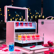 inns bar Luminous Cup holder creative bullet Cup cocktail shelf New Game Network wine set