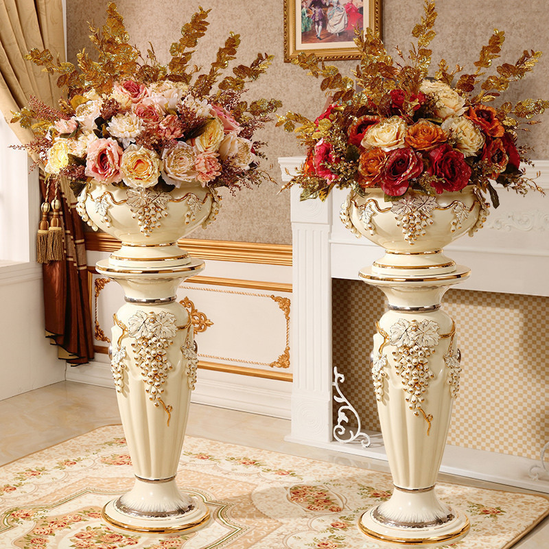 [95.12] Luxury European style living room floor Vase