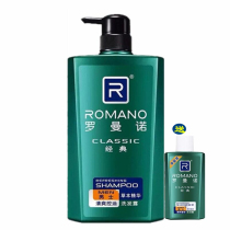 Romano Classic Mens Shampoo 600ml Refreshing Oil Control Anticrash