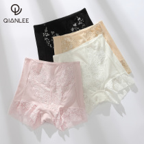 2 flat corner briefs Women pure cotton All cotton crotch Waist Lace Lace Safety Pants Spring Summer Beating Bottom Four Corner Shorts Head Thin