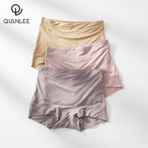 3 panties Woman Modale Summer thin Air Breathable Ice sensations High waist No marks Ms flat corner pants shorts Large size