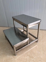 Stainless steel foot pedal gynecological stairs foot stool operating room foot stool medical foot stool can be superimposed anti-skid