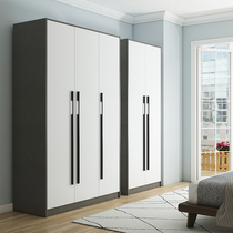 Home bedroom wardrobe Nordic modern simple economy two-door three-door four-door combination storage wardrobe can be customized