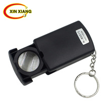 Pull-out jewelry small magnifying glass Drawer pull-out LED light source high power with light antique mirror 21008A