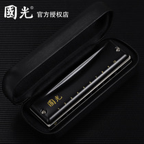 Guoguang blues harmonica 10 holes C tune beginner students adult male and female introductory Blues professional performance
