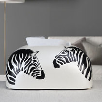 Tissue box creative light luxury simple drawing paper box modern home decoration ornaments paper box home napkin box