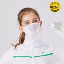 Golf sunscreen face mask GOLF sunscreen face collar breathable ice silk outdoor cycling dustproof golf mask