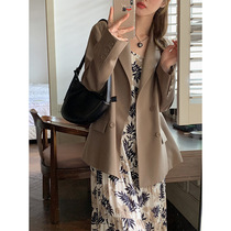  BingDaily high-end sense fried street blazer womens early autumn 2021 new Korean version of the small suit long-sleeved top