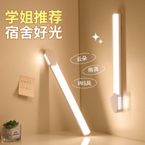 Cool LED desk lamp Eye protection desk charging student dormitory magnetic lamp Bedside reading bedroom long strip adsorption