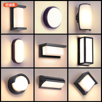 Outdoor wall lamp waterproof aisle staircase courtyard entrance outdoor led super bright waterproof lamp balcony bathroom wall lamp