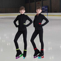 Childrens figure skating clothes Skating pants Sportswear pants Adult girls ice hockey training clothes Performance skating plus velvet