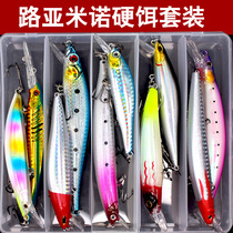 Energizing Lujah Bait Mino Hard Bait Suit Floating water Waters Fresh Water Through Killing Teeterfish Mandarin Fish Mandarin Fish Fake Bait Simulation Bait