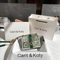 Carit Koty small crowdsourced design chain package 2022 new retro advanced senses small square bag single shoulder bag