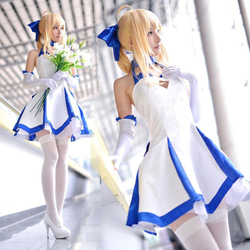 Fate Saber Lily Cosplay costumes