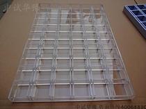 Manufacturers supply plexiglass dispensing tray medicine tray oral medicine tray 30 40 50 60 grid with medicine cup