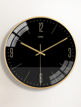 Light luxury modern simple watch household clock wall clock Bedroom living room creative fashion Nordic silent wall watch