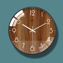 Creative personality Modern fashion Nordic living room wall clock Bedroom decoration Mute large simple quartz clock hanging watch