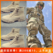 Martin boots mens retro leather autumn high-top overfitting boots British wind all-in-one tactical boots desert short boots