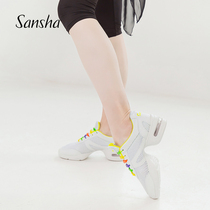 Sansha France Sansha sports dance shoes womens air cushion mesh color modern dance shoes square dance shoes breathable