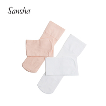 Sansha French Sansha dance stockings Thin childrens socks Ballet stockings Bottom mid-tube dance socks