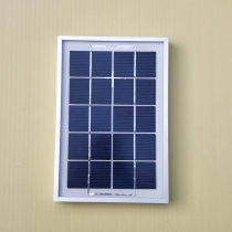 Solar panel 3W5V6V charging 3 2V3 7 lithium battery Lighting street lamp module Photovoltaic power generation system