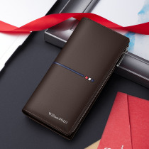 Imperial Paolo Wallet Man Genuine Leather Niche Design Long Tide Card Money Clip Versatile Drivers License Card Bag Handout Bag