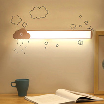 Cool LED small desk lamp eye protection desk student dormitory good things laying artifact University bedside charging lamp