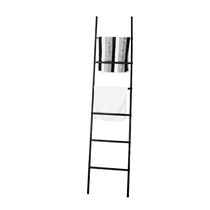 Ladder Foreign ornaments Ladder coat rack hanger wrought iron Nordic wall storage rack bathroom floor decoration