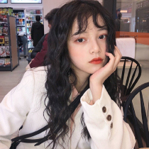 Wig female hair jia fa pian is really private one-piece fa pian big wave long curly hair jie fa pian fluffy hair