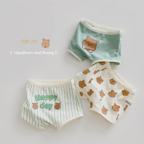 Boy panties cotton baby quadricorn shorts childrens boxer boys cotton medium big boy cartoon bear triangle