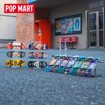 POPMART Bubble Mart SKULLPANDA Bear Meow Craze Series Finger Skateboard Toys Creative Gift