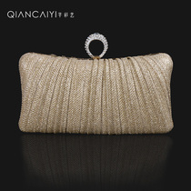 New dinner dress bag fashion features banquet equipment personalized diamond-studded hand bag evening bag B1002
