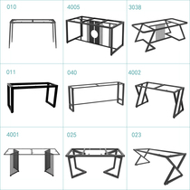 Wrought iron table leg carbon steel stainless steel metal rock board table foot table table foot stand stand