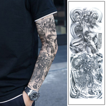 Zhao Zilong flower arm tattoo sticker hand waterproof sticker tattoo male full arm simulation tattoo waterproof long-lasting domineering