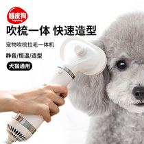 Pet hair dryer Blow drying hair pulling machine Dog hair blowing artifact Bath Cat low noise drying Teddy special