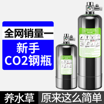 Crazy water grass carbon dioxide small cylinder grass tank set fish tank special homemade high pressure gas cylinder co2 generator