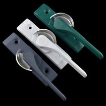 Deford 80 aluminum alloy window Crescent lock sliding door window lock stainless steel narrow hook disc translation window lock