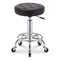 Beauty stool Barbershop chair Hair salon Rotating lifting round stool Nail stool pulley big stool Makeup salon