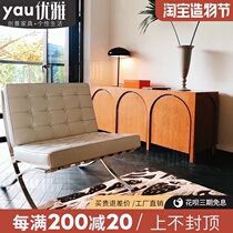 Nordic light luxury middle style deco arch solid wood dining cabinet Entrance cabinet Decorative cabinet Simple modern TV cabinet