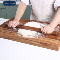 Rolling pin dumpling skin solid wood large extended dry facial stick household non-stick roller pressing rolling noodle stick