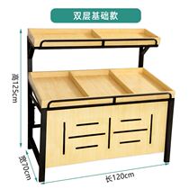 Fruit shelf display stand fruit shop creative bulk fruit cabinet stacker wooden simple commercial vegetable shelf
