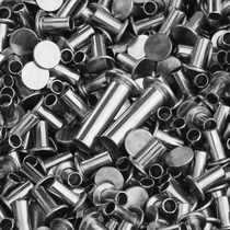 304 stainless steel flat head semi hollow rivet GB875 round head flat head half empty core hollow hollow willow nail M2M2 5M3
